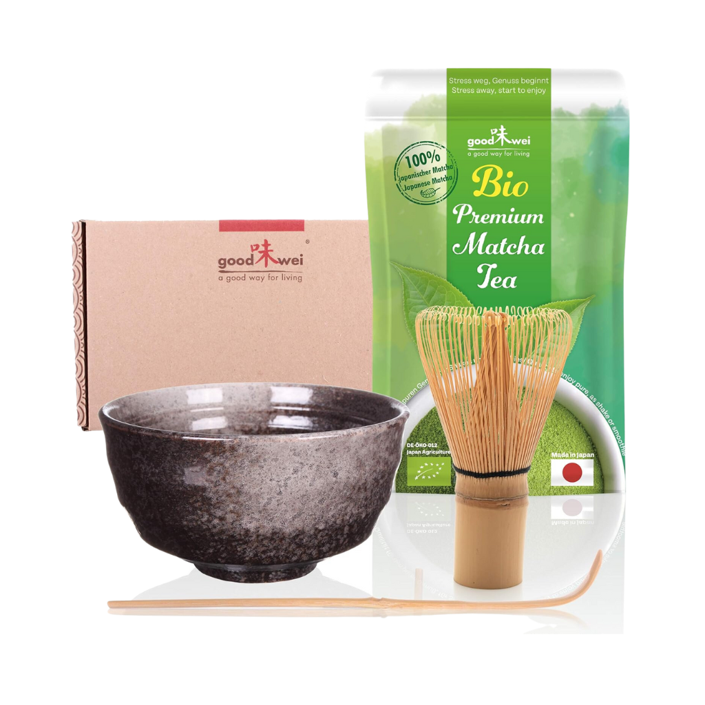 Kit Matcha Fouet Bol Artisanal Goodwei