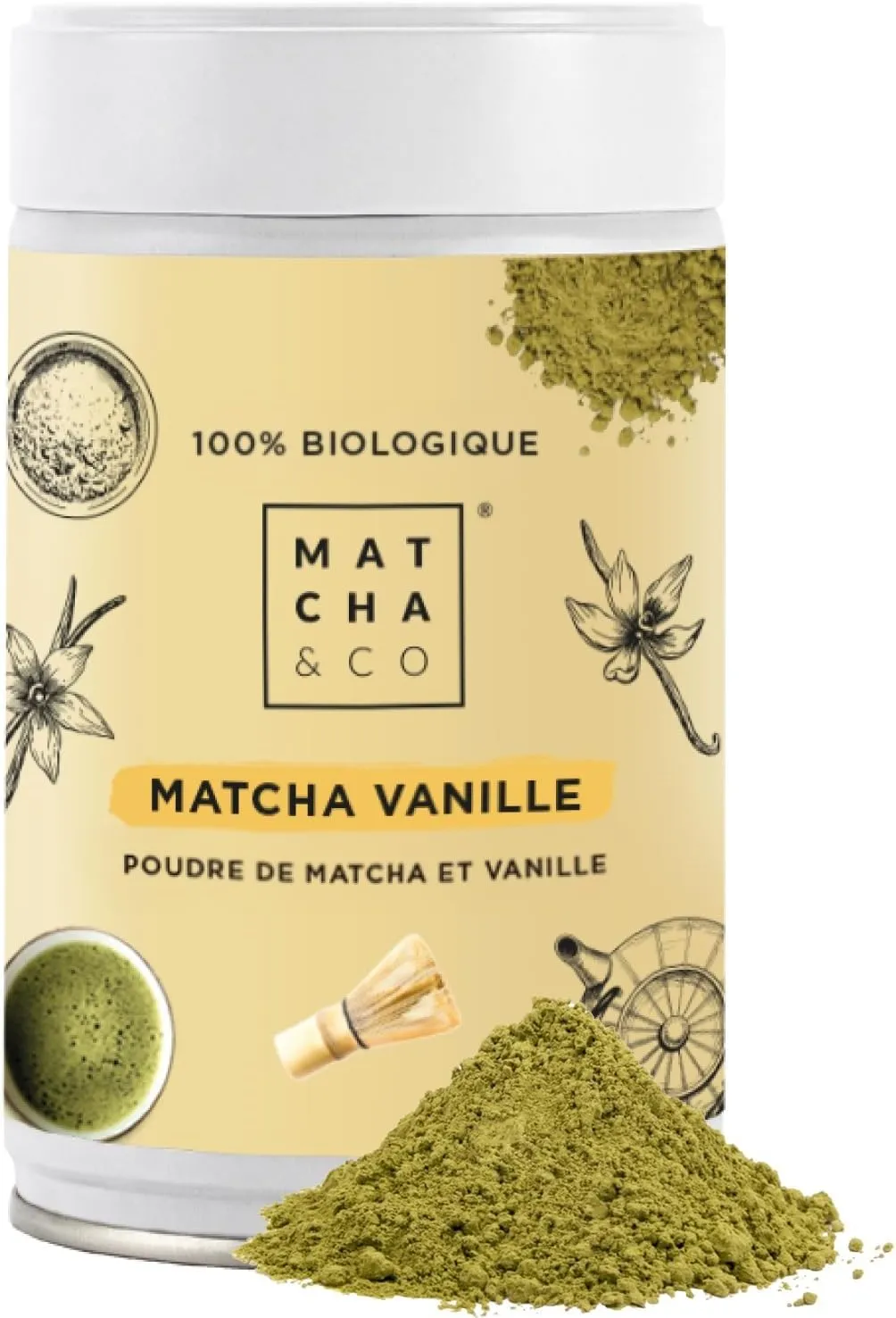 Thé Matcha à la Vanille de Matcha & CO
