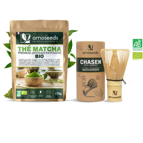 Pack Chasen & Matcha Bio Amoseeds