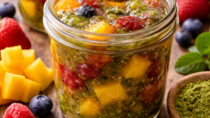 Fruity matcha : recette de confiture fruitée pimpée au matcha