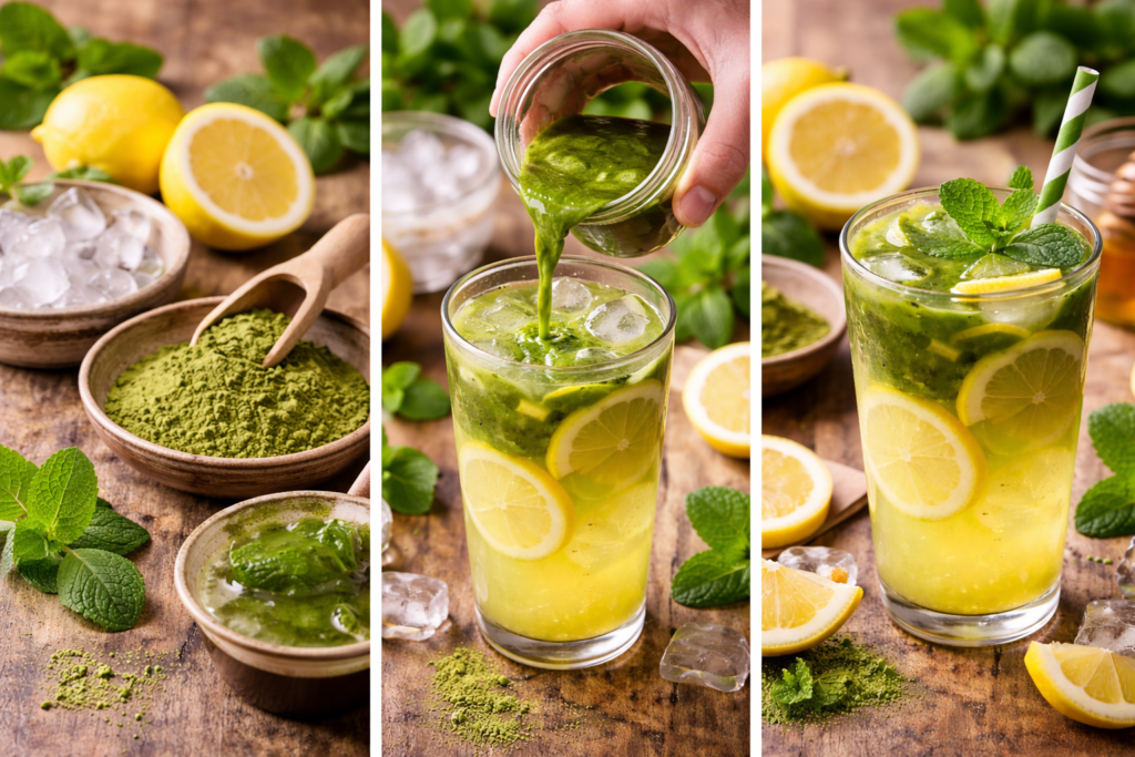 matcha tea lemonade
