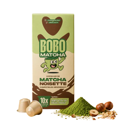 Capsules Thé Matcha Noisette