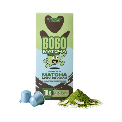 Capsules Thé Matcha Noix de Coco