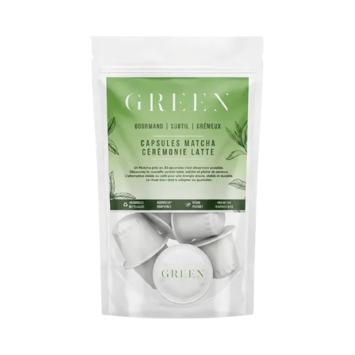Capsules Thé Matcha Cérémonie Latte